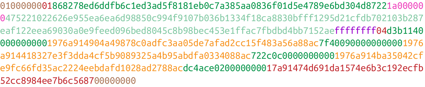 將我們要檢測的input的簽名腳本替換為贖回腳本