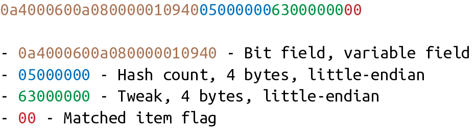 解析後的filterload